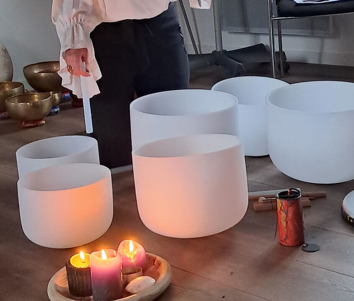 klankschalen meditatie frankrijk